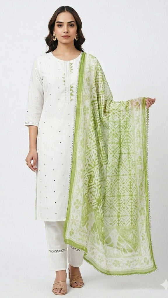 Ajmeri Green 3pc Set