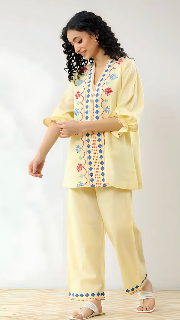 Lemon yellow co ord set