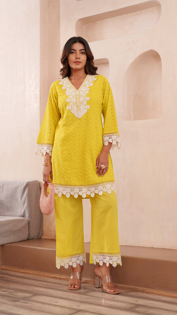 Mustard Hakkoba  Co Ord Set