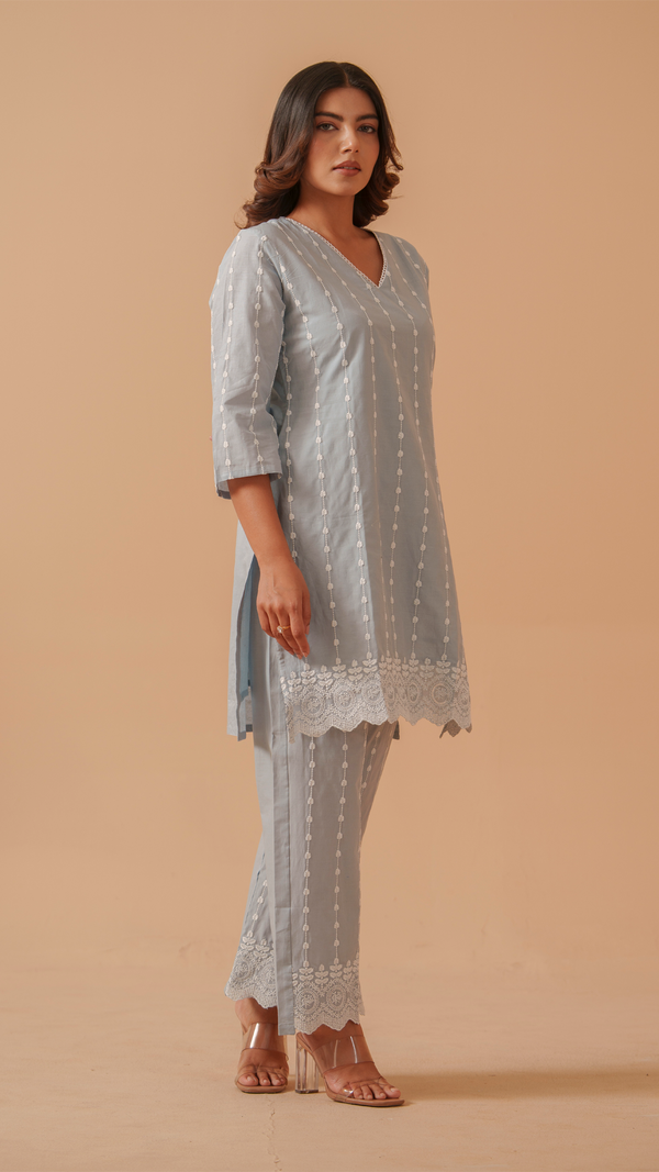 Chikankari Co Ord
