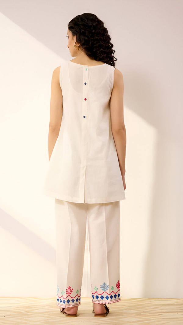 white summer co ord