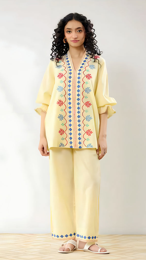 Lemon yellow co ord set
