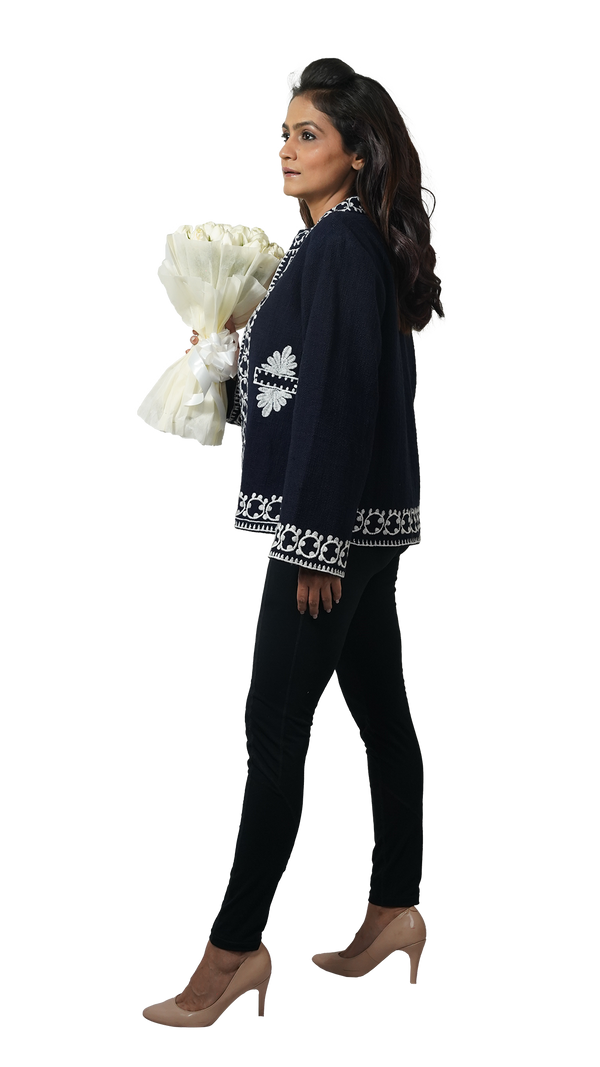 Blue Polka Summer Jacket