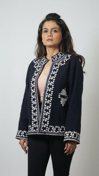 Blue Polka Summer Jacket