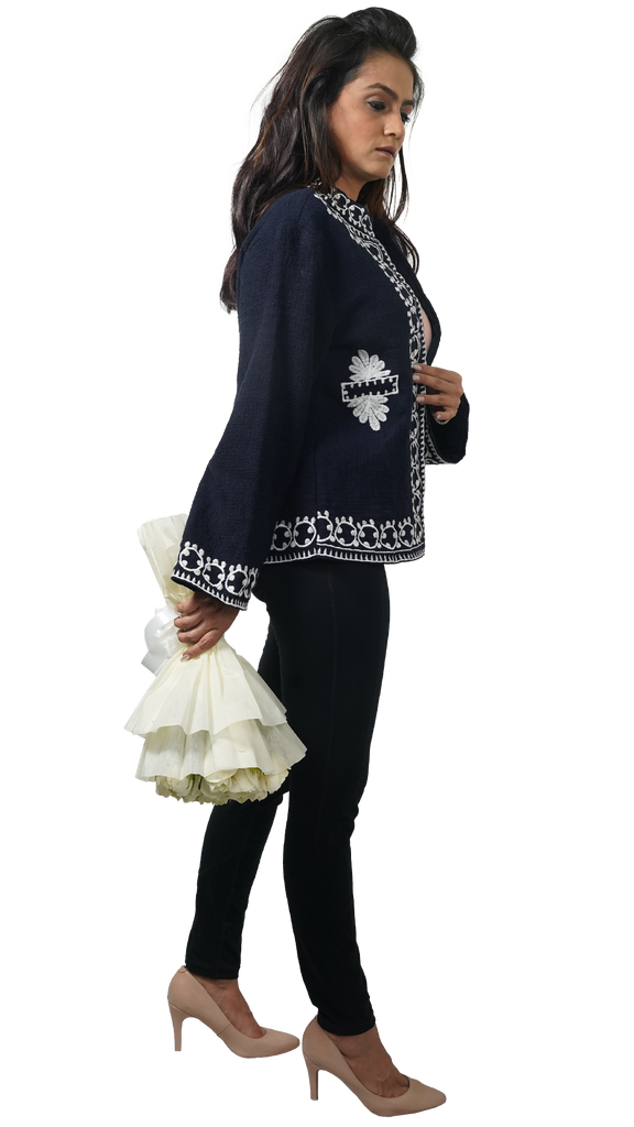 Blue Polka Summer Jacket